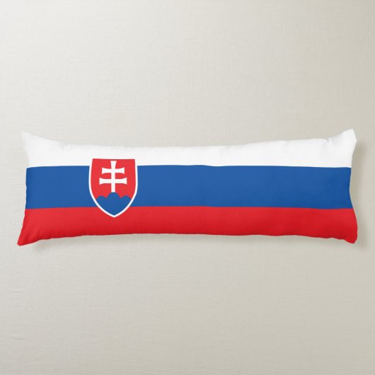 Coussins Longs Drapeau de la Slovaquie (Devant)