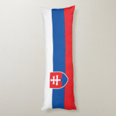 Coussins Longs Drapeau de la Slovaquie (Dos (Vertical))