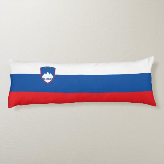 Coussins Longs Drapeau de la Slovénie (Dos)