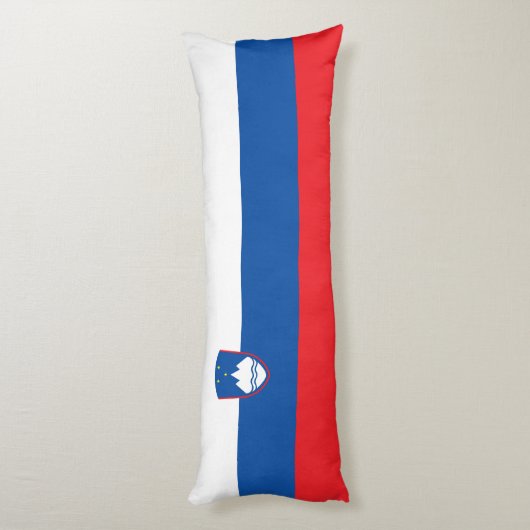 Coussins Longs Drapeau de la Slovénie (Dos (Vertical))