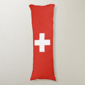 Coussins Longs Drapeau de la Suisse (Devant (Vertical))