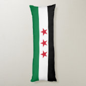 Coussins Longs Drapeau de la Syrie (Dos (Vertical))