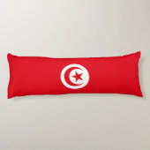 Coussins Longs Drapeau de la Tunisie (Dos)
