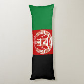 Coussins Longs Drapeau de l'Afghanistan (Dos (Vertical))