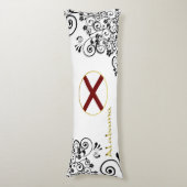 Coussins Longs Drapeau de l'Alabama (Devant (Vertical))