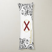 Coussins Longs Drapeau de l'Alabama (Dos (Vertical))