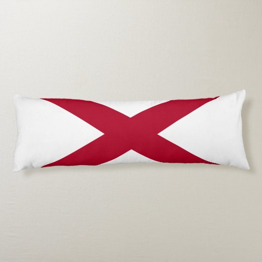 Coussins Longs Drapeau de l'Alabama (Dos)