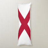 Coussins Longs Drapeau de l'Alabama (Dos (Vertical))