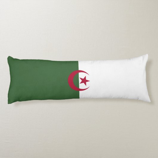 Coussins Longs Drapeau de l'Algérie (Dos)