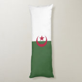 Coussins Longs Drapeau de l'Algérie (Dos (Vertical))