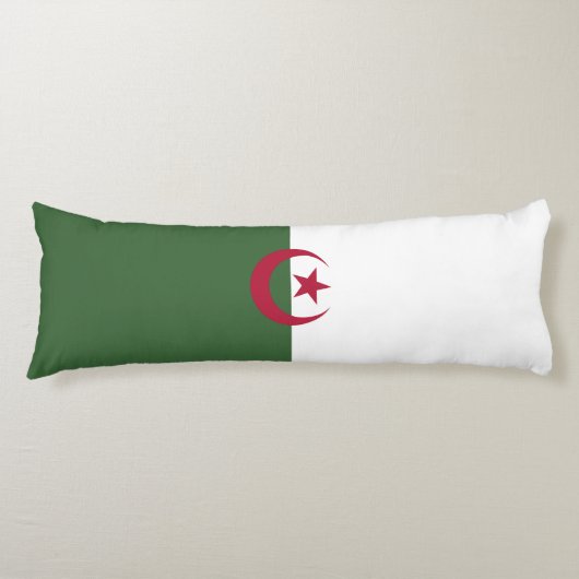 Coussins Longs Drapeau de l'Algérie (Devant)