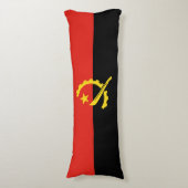 Coussins Longs Drapeau de l'Angola (Devant (Vertical))