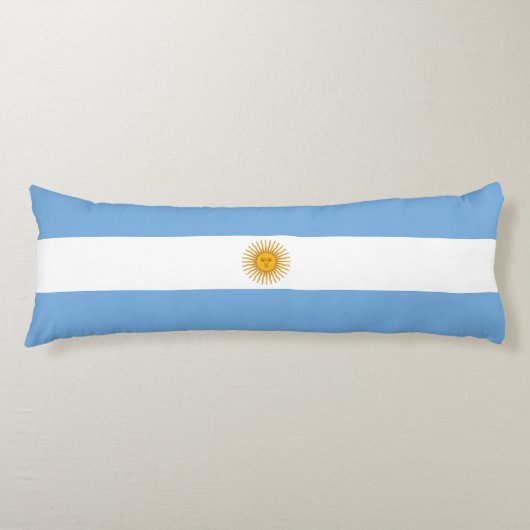 Coussins Longs Drapeau de l'Argentine (Devant)