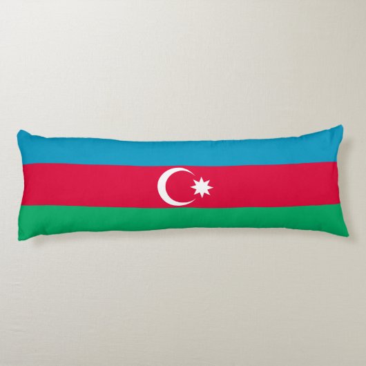 Coussins Longs Drapeau de l'Azerbaïdjan patriotique (Dos)