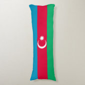 Coussins Longs Drapeau de l'Azerbaïdjan patriotique (Devant (Vertical))