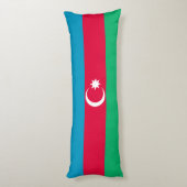 Coussins Longs Drapeau de l'Azerbaïdjan patriotique (Dos (Vertical))