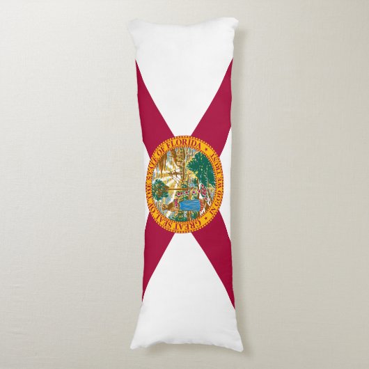 Coussins Longs Drapeau de l'État de Floride (Devant (Vertical))