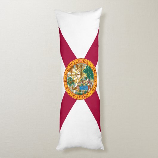 Coussins Longs Drapeau de l'État de Floride (Dos (Vertical))