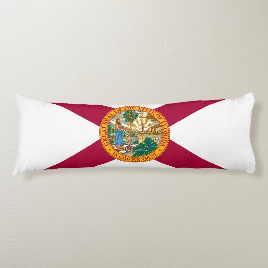 Coussins Longs Drapeau de l'État de Floride (Devant)