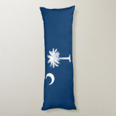 Coussins Longs Drapeau de l'État de la Caroline du Sud (Dos (Vertical))