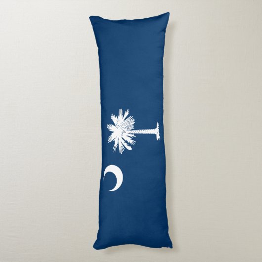 Coussins Longs Drapeau de l'État de la Caroline du Sud (Dos (Vertical))