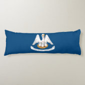 Coussins Longs Drapeau de l'État de Louisiane (Devant)