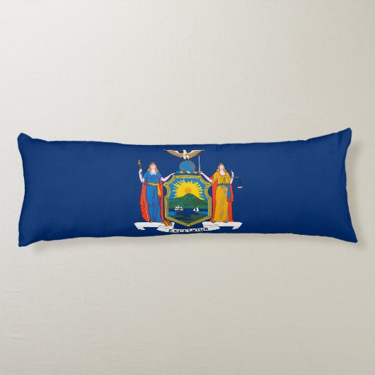 Coussins Longs Drapeau de l'État de New York (Dos)