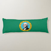 Coussins Longs Drapeau de l'État de Washington (Dos)