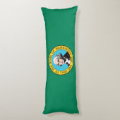 Coussins Longs Drapeau de l'État de Washington (Dos (Vertical))