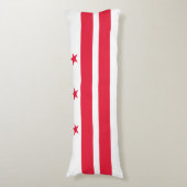 Coussins Longs Drapeau de l'État de Washington DC (Devant (Vertical))