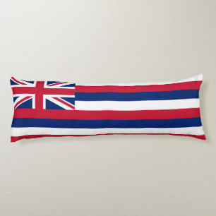Coussins Longs Drapeau de l'État d'Hawaii