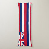 Coussins Longs Drapeau de l'État d'Hawaii (Devant (Vertical))