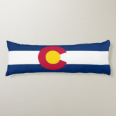 Coussins Longs Drapeau de l'État du Colorado (Devant)