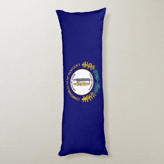 Coussins Longs Drapeau de l'État du Kentucky (Dos (Vertical))