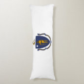 Coussins Longs Drapeau de l'État du Massachusetts (Devant (Vertical))