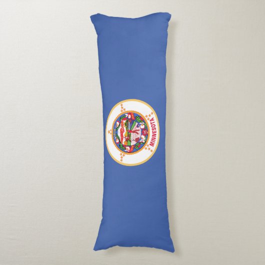 Coussins Longs Drapeau de l'État du Minnesota (Devant (Vertical))