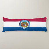 Coussins Longs Drapeau de l'État du Missouri (Devant)