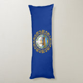 Coussins Longs Drapeau de l'État du New Hampshire (Dos (Vertical))