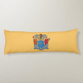 Coussins Longs Drapeau de l'État du New Jersey (Dos)