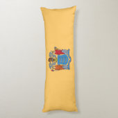 Coussins Longs Drapeau de l'État du New Jersey (Dos (Vertical))