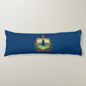 Coussins Longs Drapeau de l'État du Vermont (Devant)