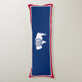 Coussins Longs Drapeau de l'État du Wyoming (Devant (Vertical))