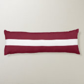 Coussins Longs Drapeau de Lettonie (Dos)