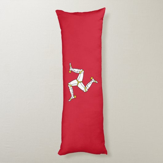 Coussins Longs Drapeau de l'île de Man (Dos (Vertical))