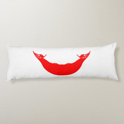 Coussins Longs Drapeau de l'île de Pâques (Dos)