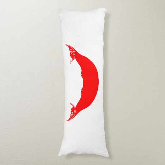 Coussins Longs Drapeau de l'île de Pâques (Devant (Vertical))