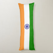 Coussins Longs Drapeau de l'Inde (Dos (Vertical))
