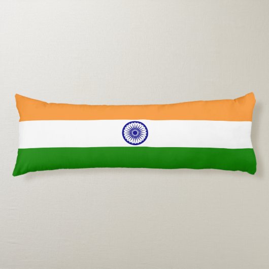 Coussins Longs Drapeau de l'Inde (Devant)