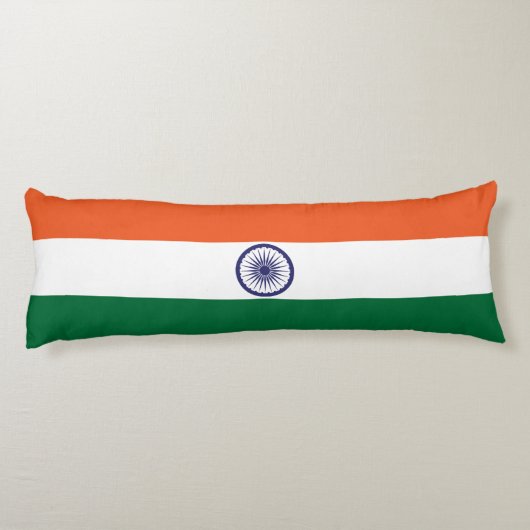 Coussins Longs Drapeau de l'Inde (Dos)
