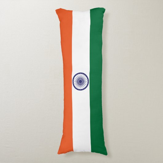 Coussins Longs Drapeau de l'Inde (Devant (Vertical))